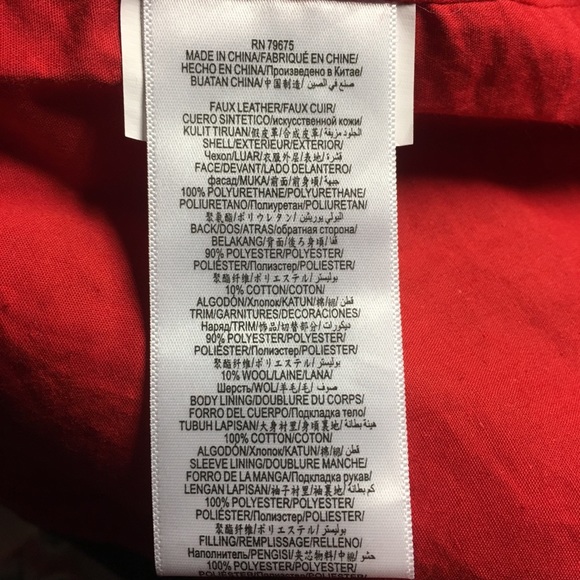 NEW BCBGENERATION Long Faux Leather Asymmetrical Zip Moto Jacket size M - Picture 6 of 7